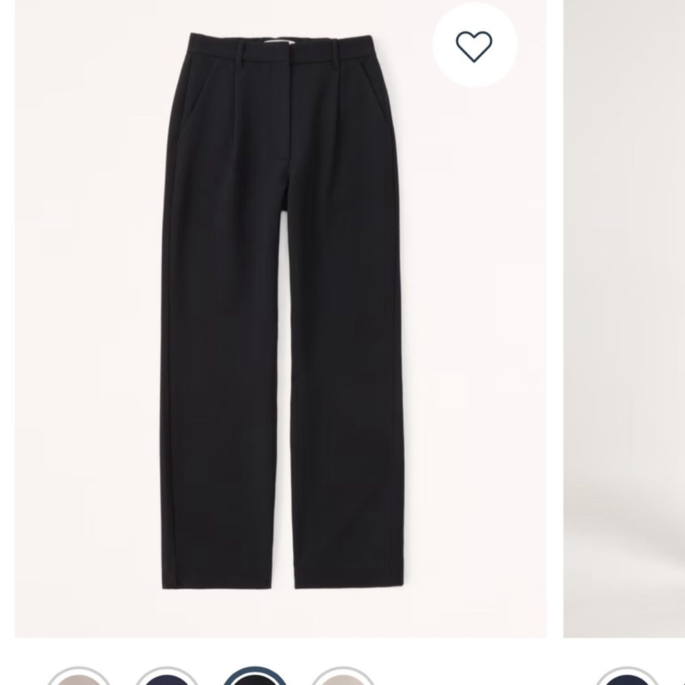 Abercrombie & Fitch Tailorer Relaxed Straight Pant